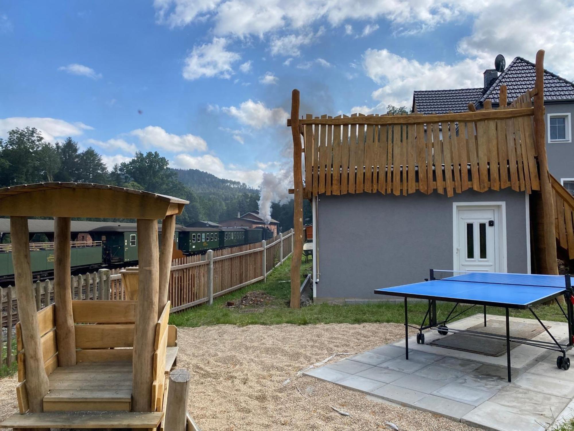 Ferienhaus Bimmelbahn 2 Olbersdorf Exterior foto